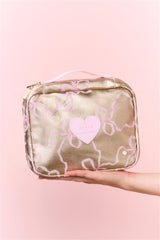 STATE x LoveShackFancy Gold Benson Toiletry Kit | Loveshackfancy discount