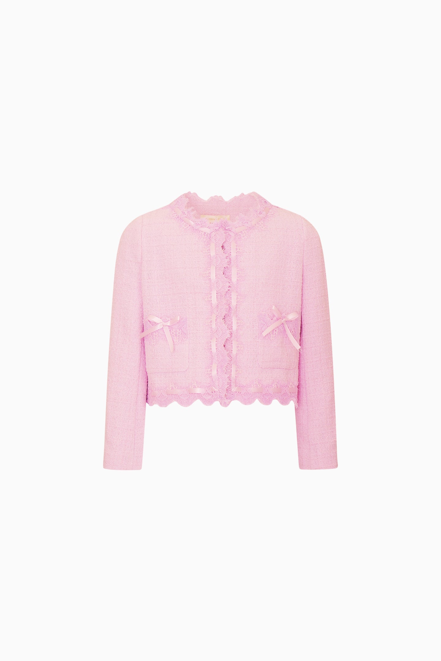 Little Girls Lace Tweed Erina Jacket | Loveshackfancy online