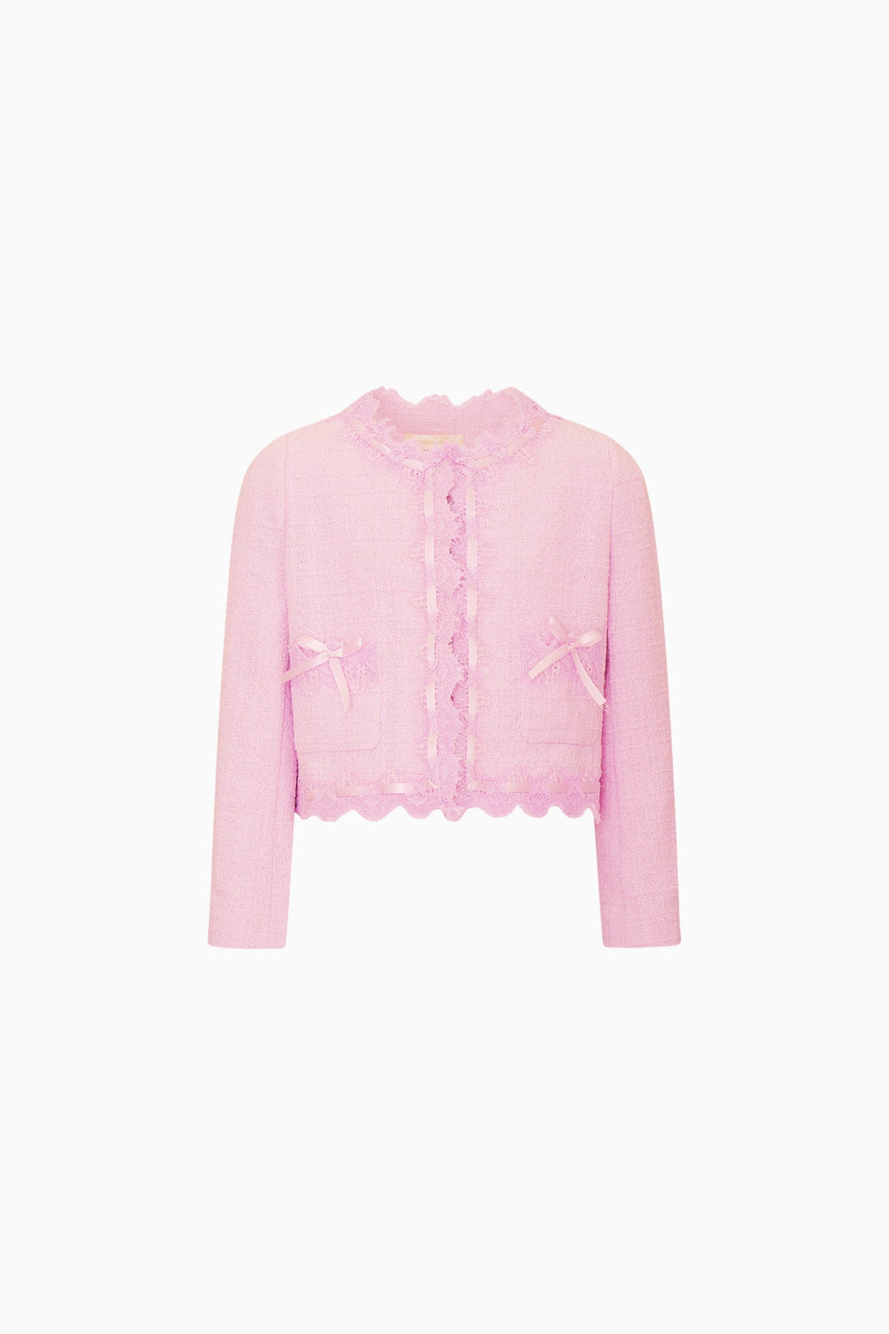 Little Girls Lace Tweed Erina Jacket | Loveshackfancy online