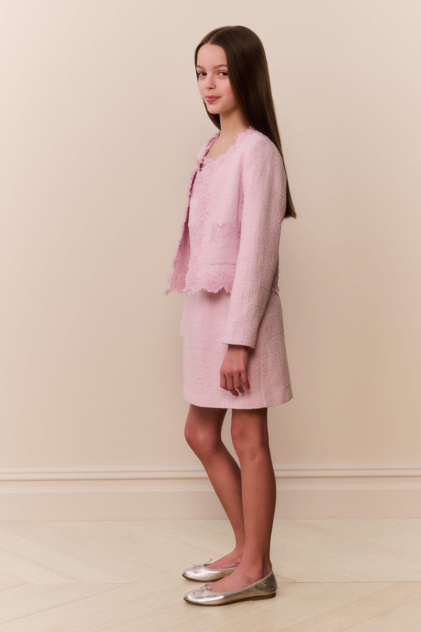 Tween Lace Tweed Erina Jacket | Loveshackfancy discount
