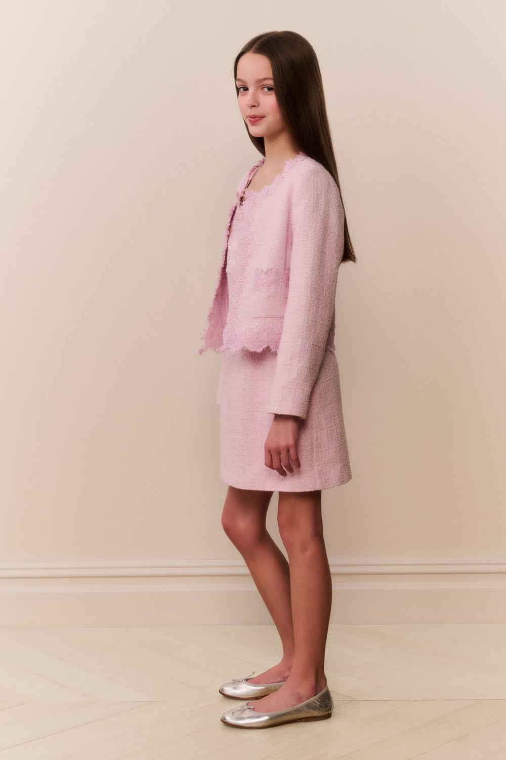 Tween Lace Tweed Erina Jacket | Loveshackfancy discount