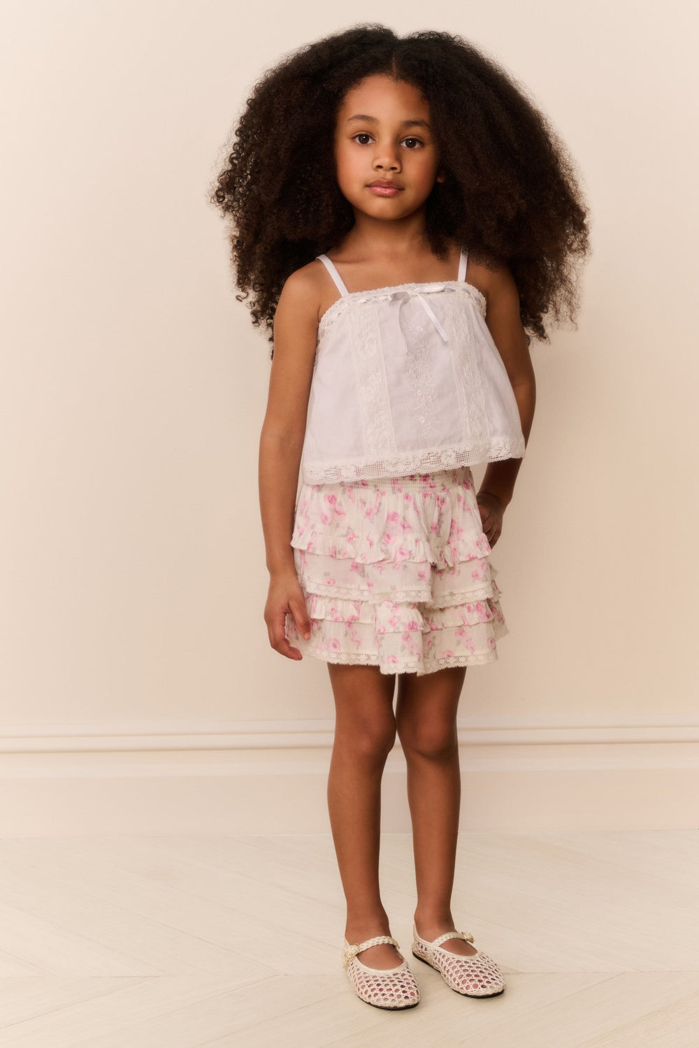 Little Girls Blooming Floral Billie Skirt | Loveshackfancy for sale