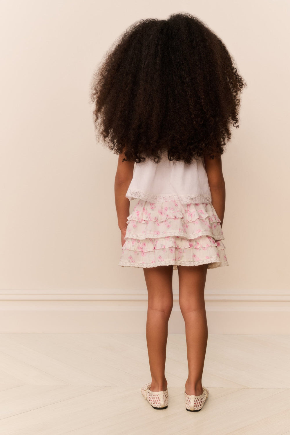 Little Girls Blooming Floral Billie Skirt | Loveshackfancy for sale