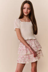 Tween Floral Blooms Billie Skirt | Loveshackfancy on sale
