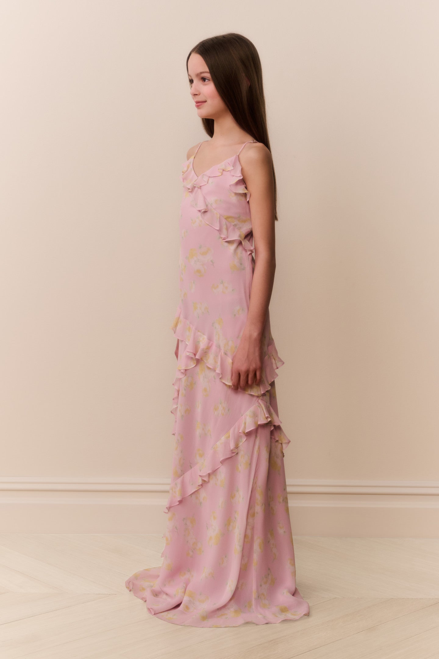 Tween Rialto Floral Chiffon Dress | Loveshackfancy outlet