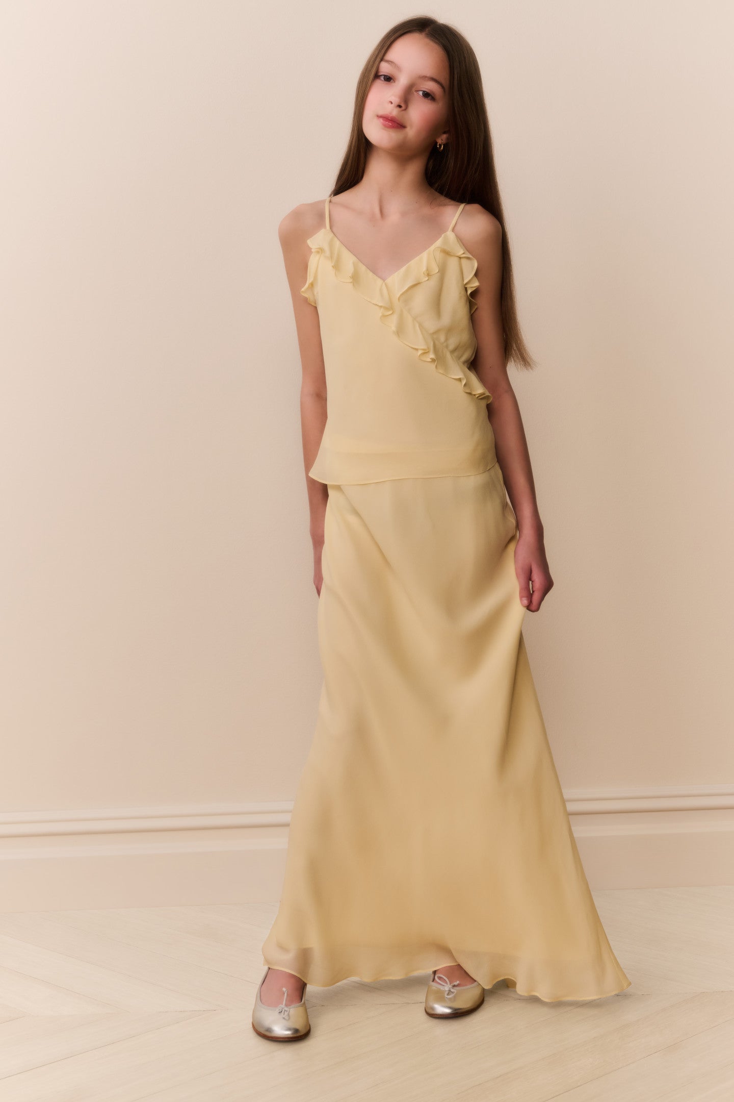 Tween Kalea Chiffon Ruffle Top | Loveshackfancy discount