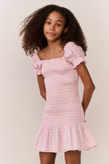 Tween Mosa Cotton Gingham Dress | Loveshackfancy near me