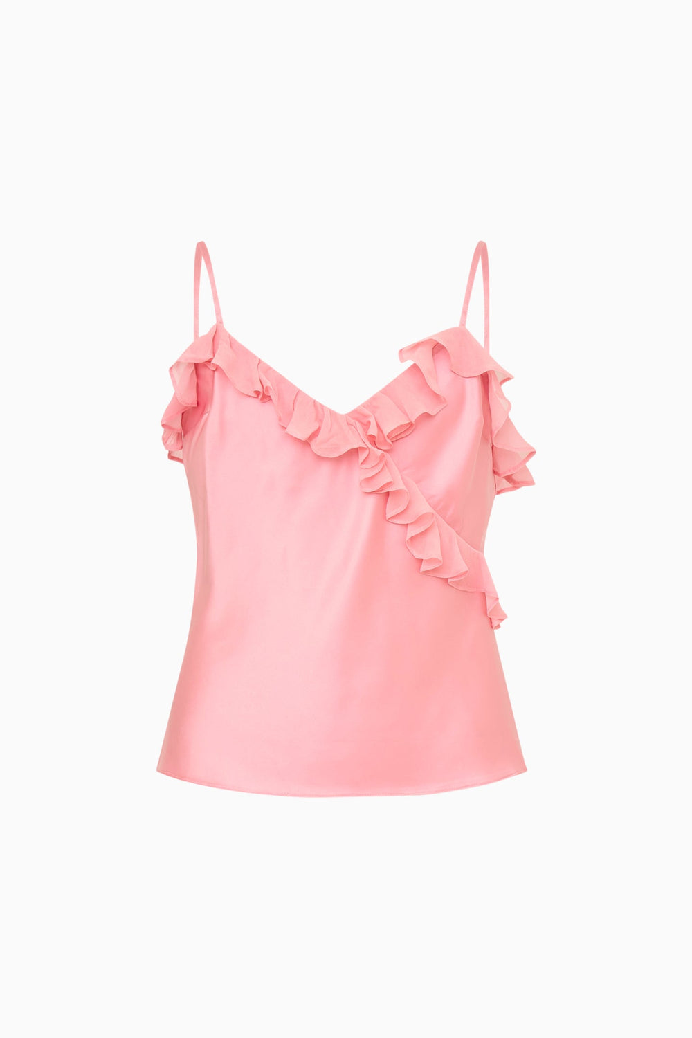 Tween Kalea Charmeuse Ruffle Top | Loveshackfancy US