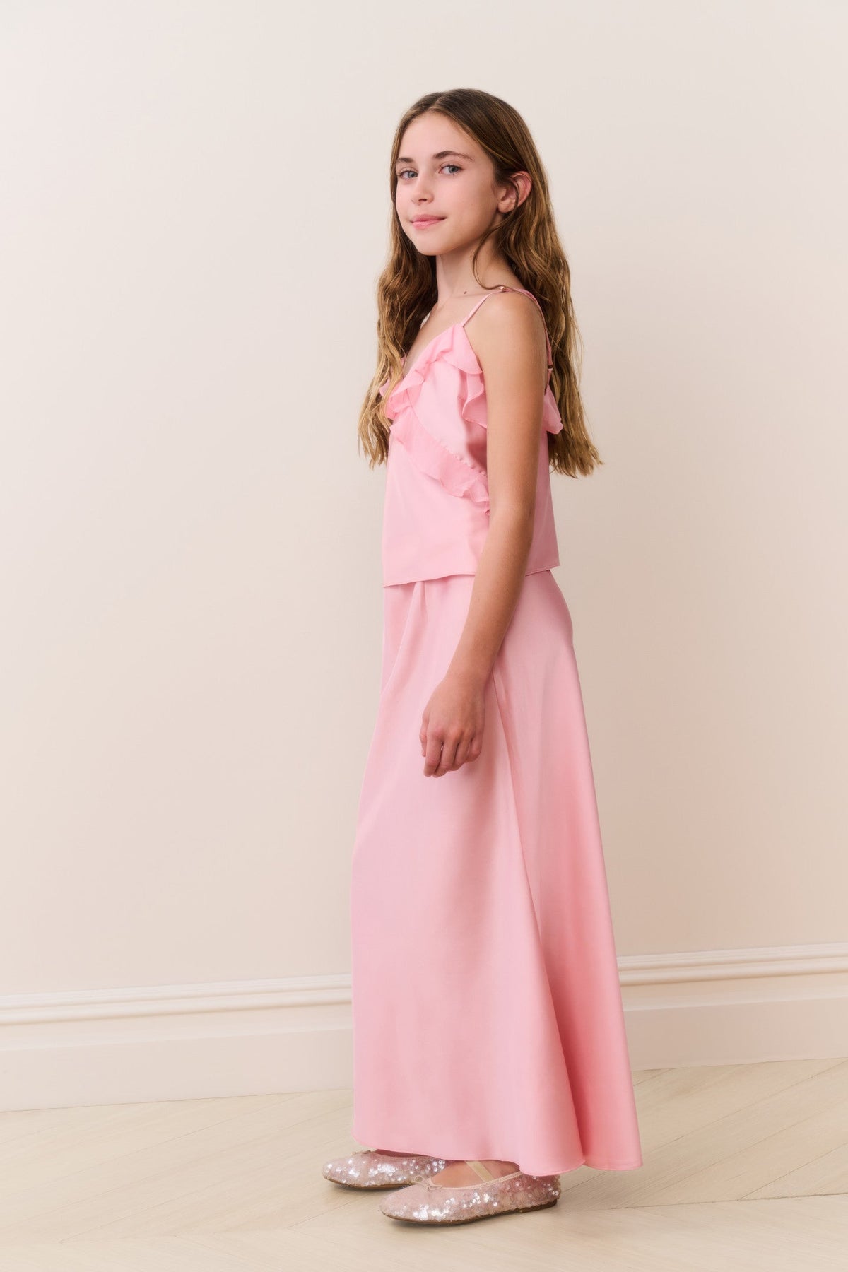 Tween Thyme Charmeuse Maxi Skirt | Loveshackfancy near me