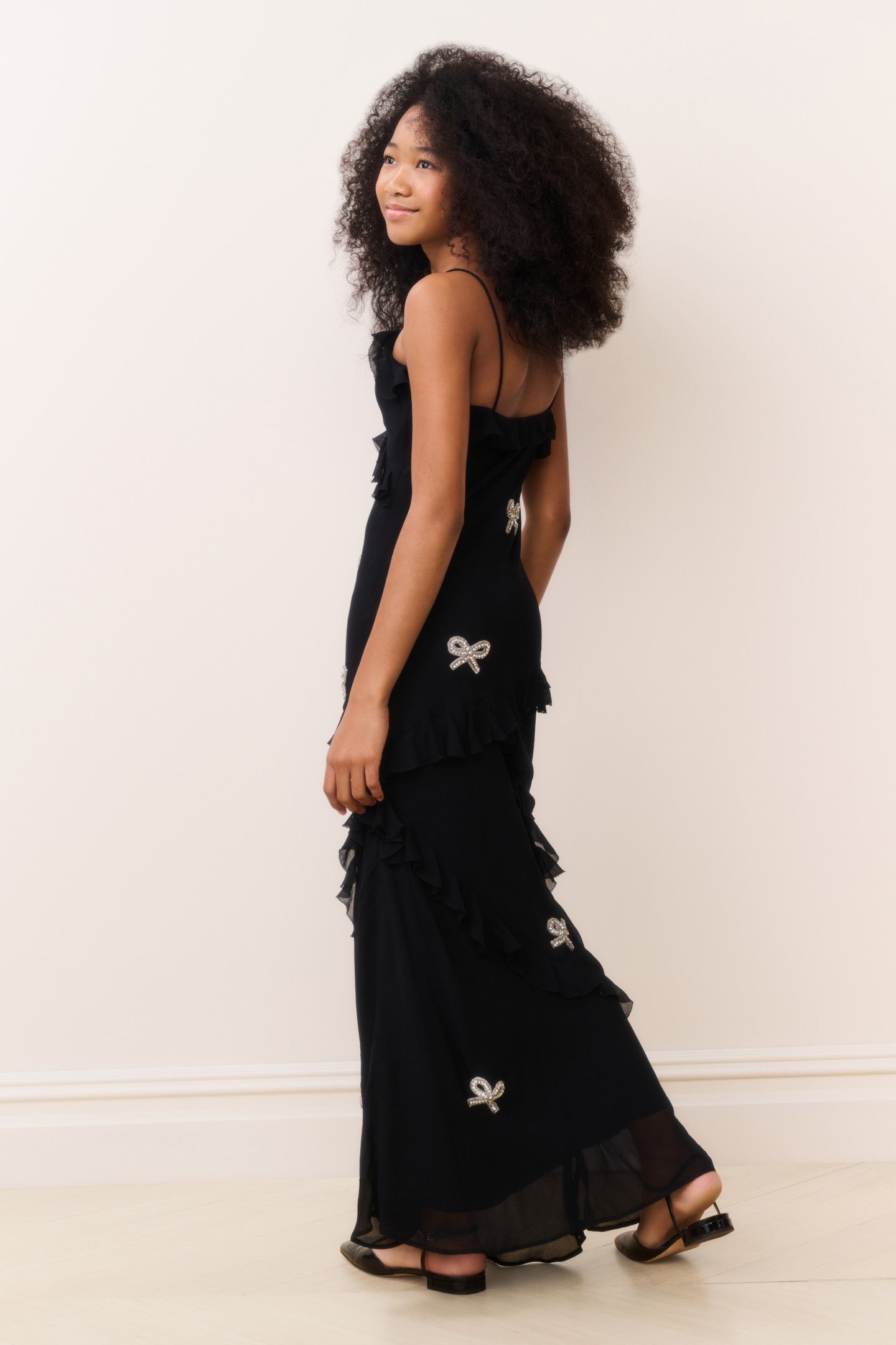 Tween Mini Rialto Crystal Bow Dress | Loveshackfancy for sale