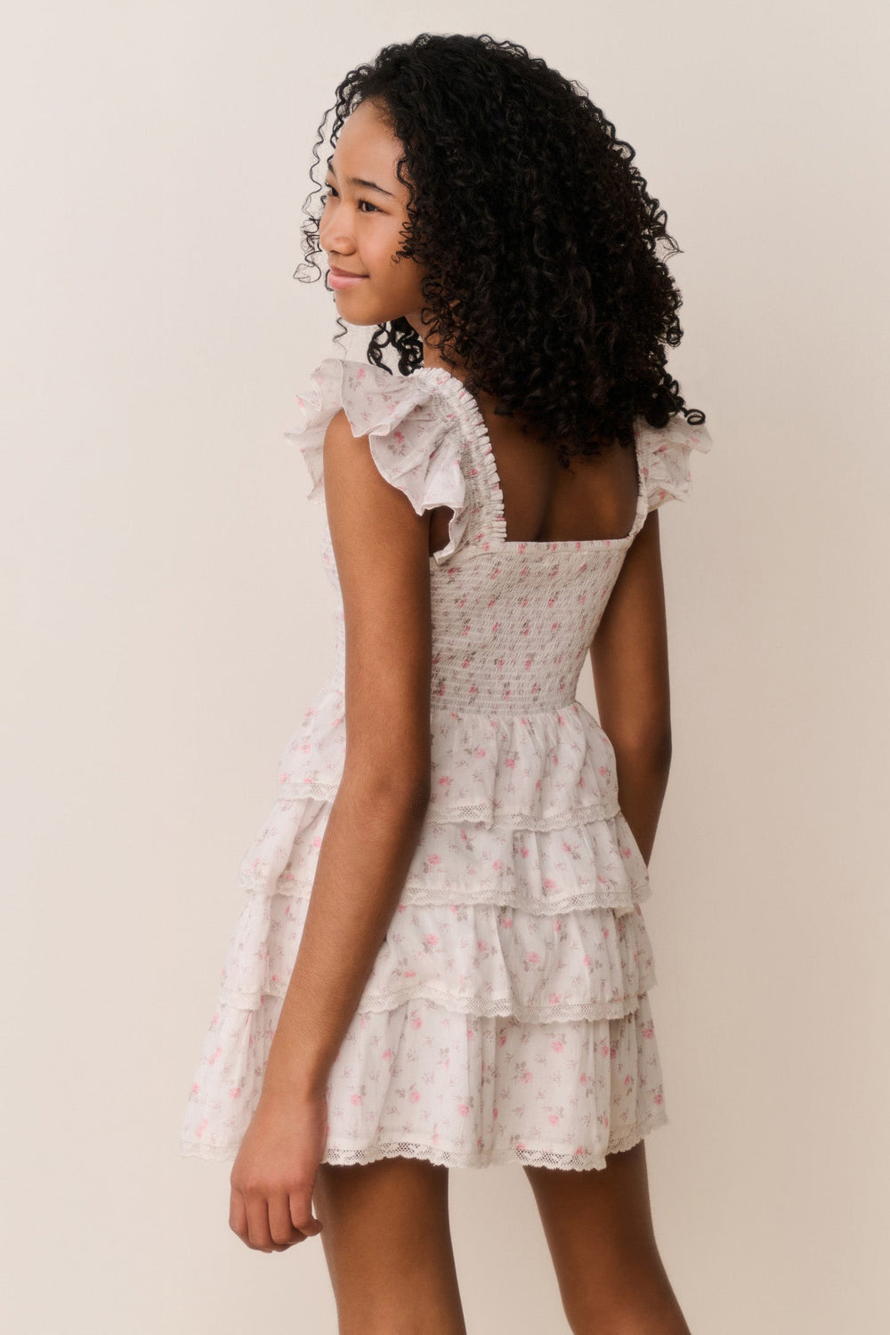 Tween Linoette Floral Cotton Dress | Loveshackfancy US