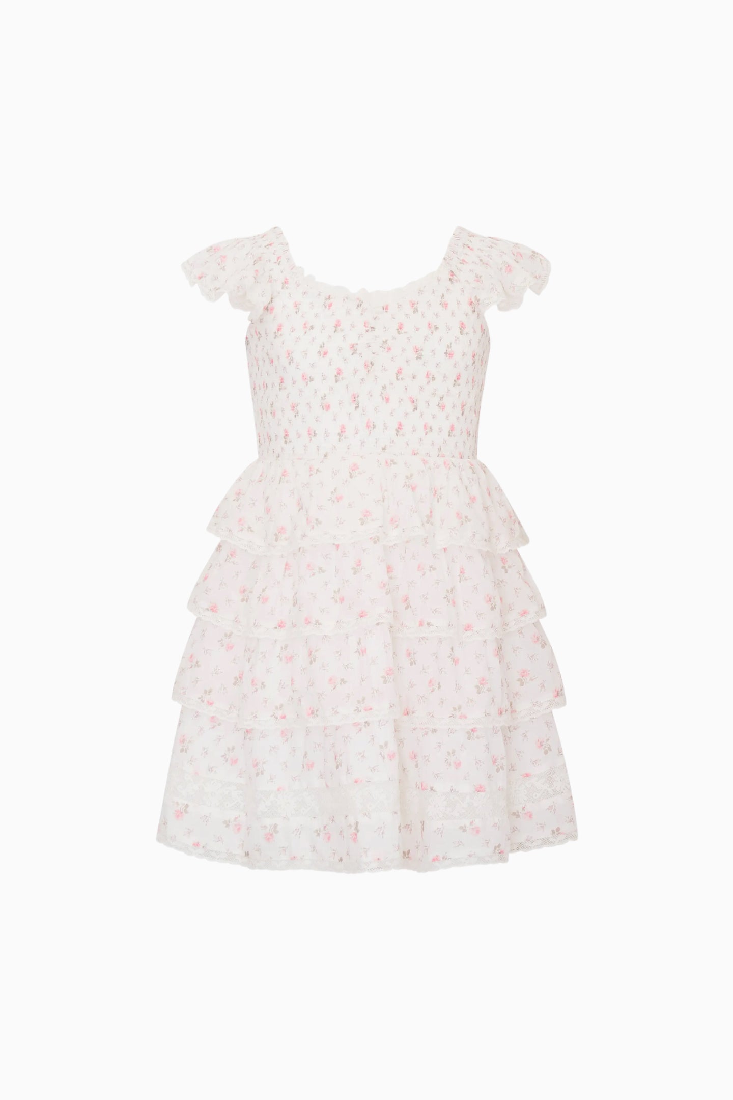 Tween Linoette Floral Cotton Dress | Loveshackfancy US