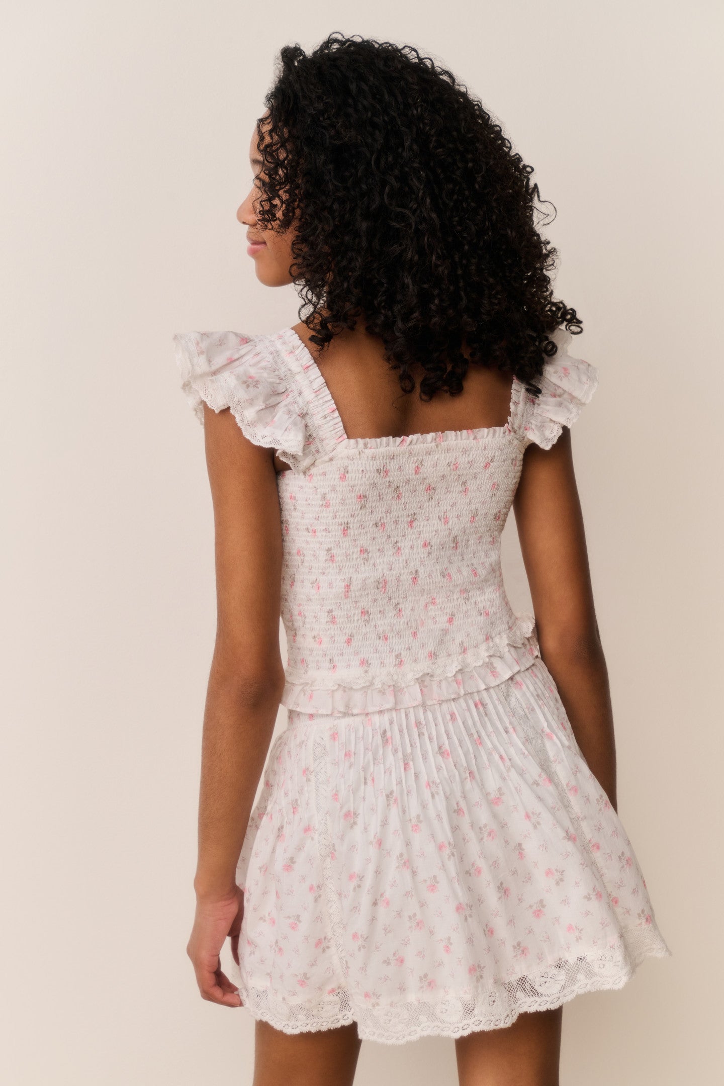 Tween Solena Floral Cotton Skirt | Loveshackfancy online