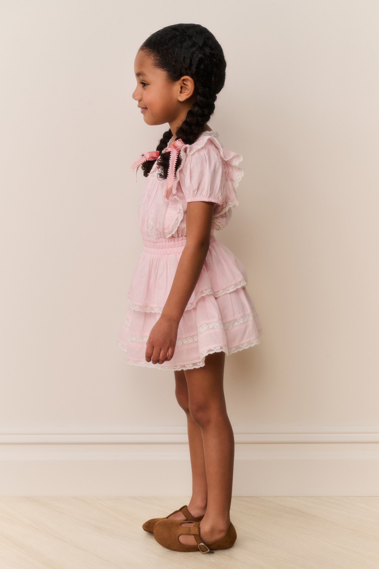 Little Girls Jaime Lace-Trimmed Cotton Dress | Loveshackfancy discount