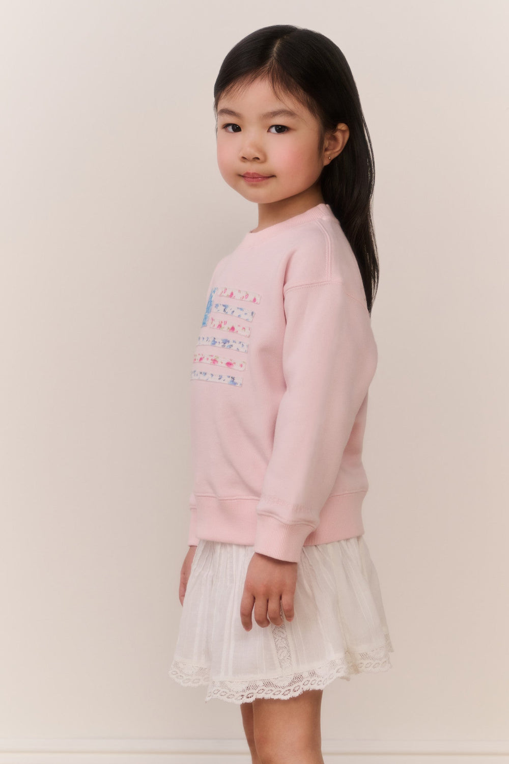 Little Girls Palo Americana Pullover | Loveshackfancy for sale