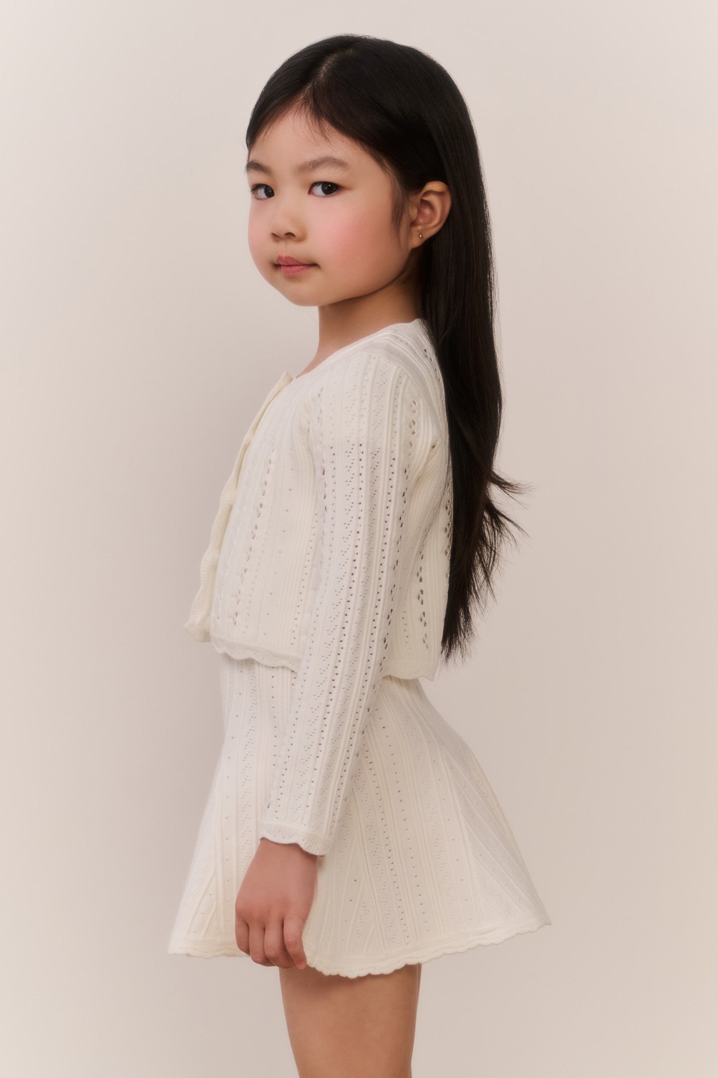 Little Girls Emlynn Pointelle Cardigan | Loveshackfancy outlet