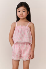 Little Girls Georgie Gingham Shorts | Loveshackfancy sale