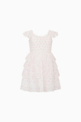 Little Girls Linoette Floral Cotton Dress | Loveshackfancy for sale