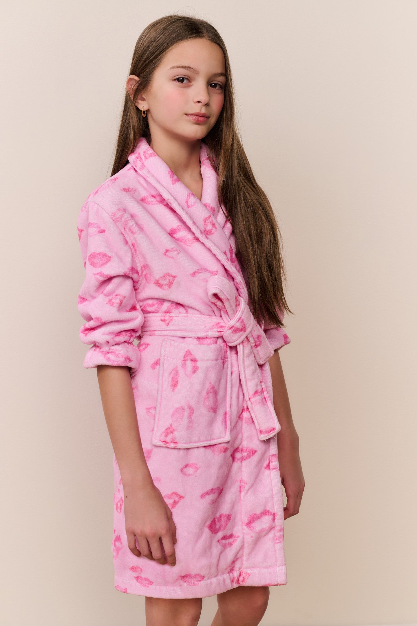 Kiss Print Kids Robe | Loveshackfancy on sale