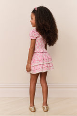 Little Girls Billie Heart Print Skirt | Loveshackfancy near me