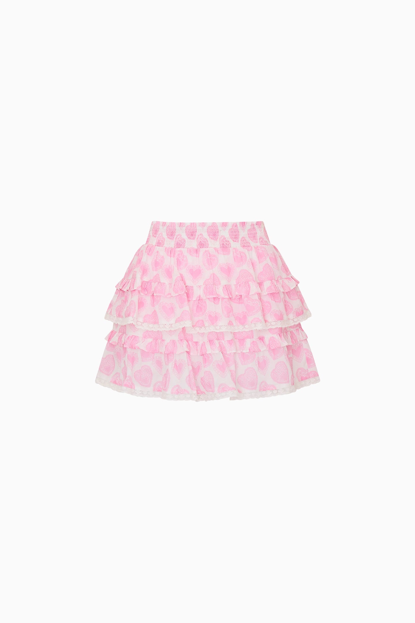 Little Girls Billie Heart Print Skirt | Loveshackfancy near me