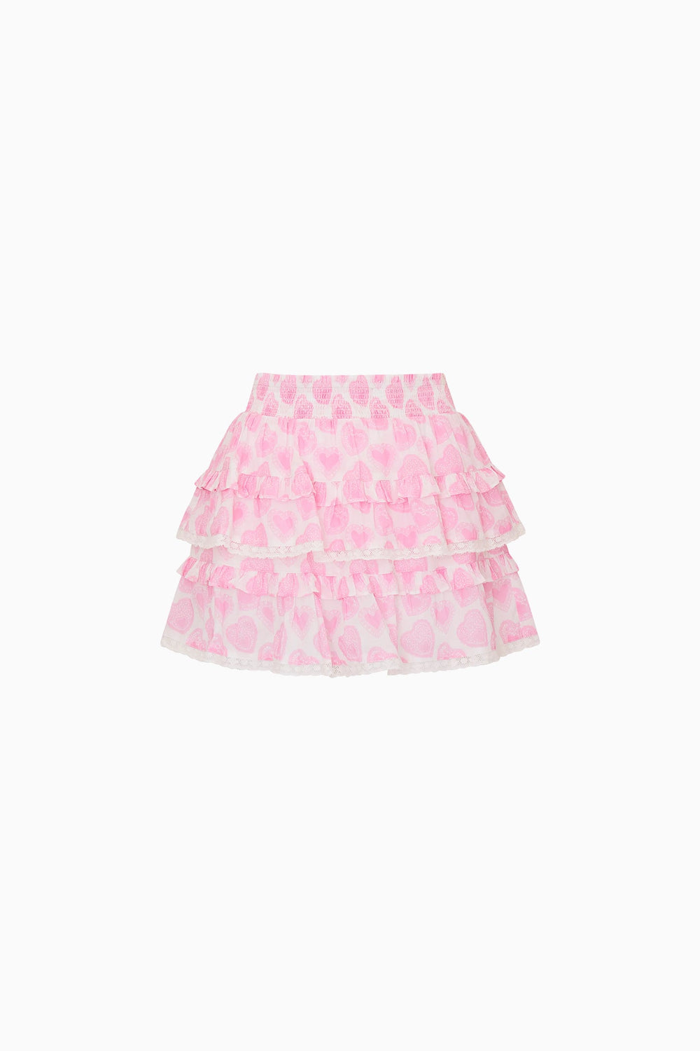 Little Girls Billie Heart Print Skirt | Loveshackfancy near me