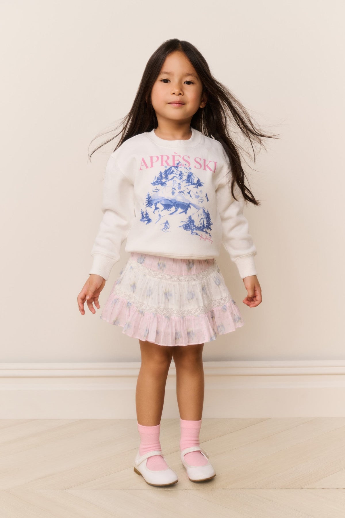 Little Girls Amethyst Ski Pullover | Loveshackfancy outlet