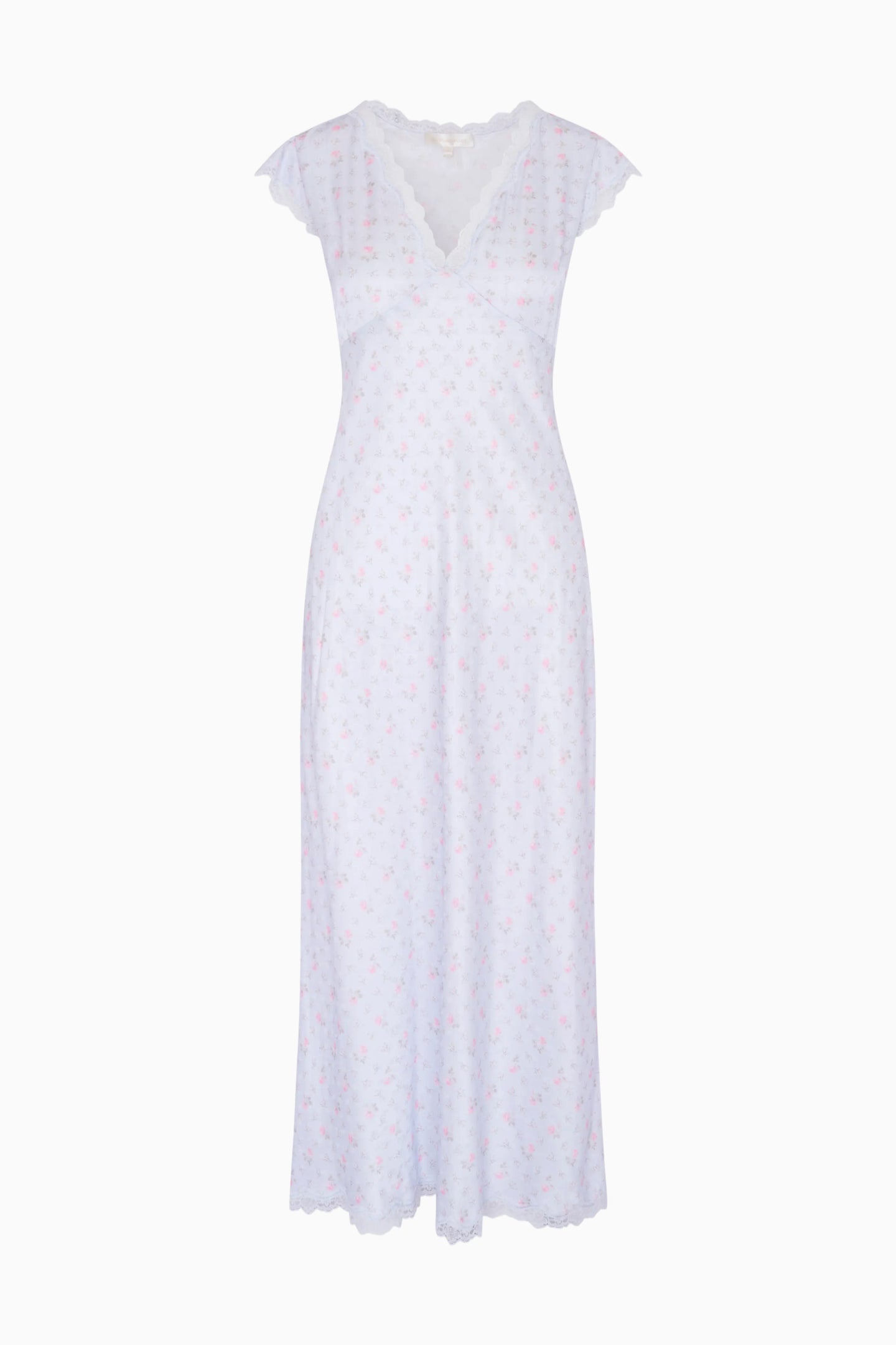 Theodore Silk-Blend Floral Maxi Dress | Loveshackfancy online
