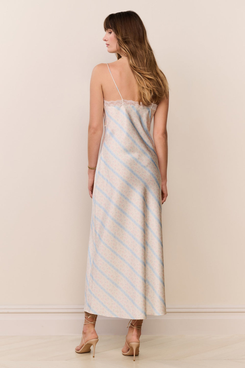 Manuela Floral Stripe Maxi Dress | Loveshackfancy discount