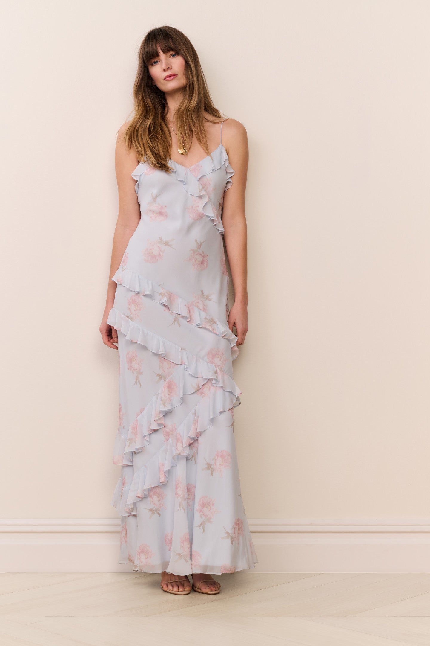 Rialto Floral Chiffon Maxi Dress | Loveshackfancy sale