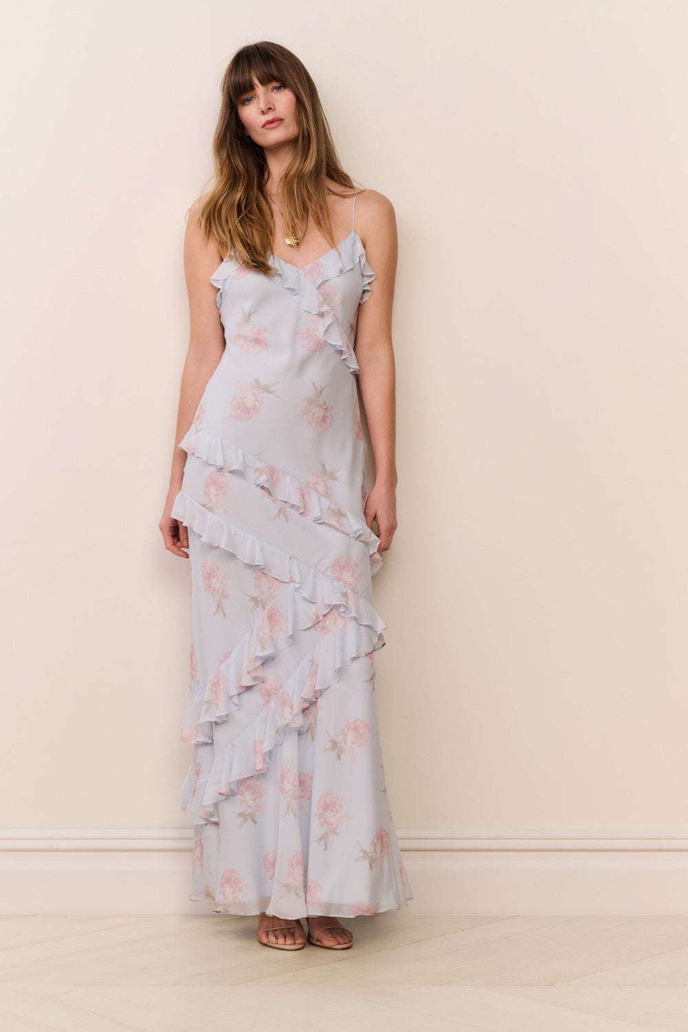 Rialto Floral Chiffon Maxi Dress | Loveshackfancy sale