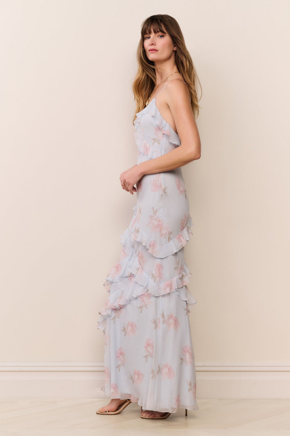 Rialto Floral Chiffon Maxi Dress | Loveshackfancy sale
