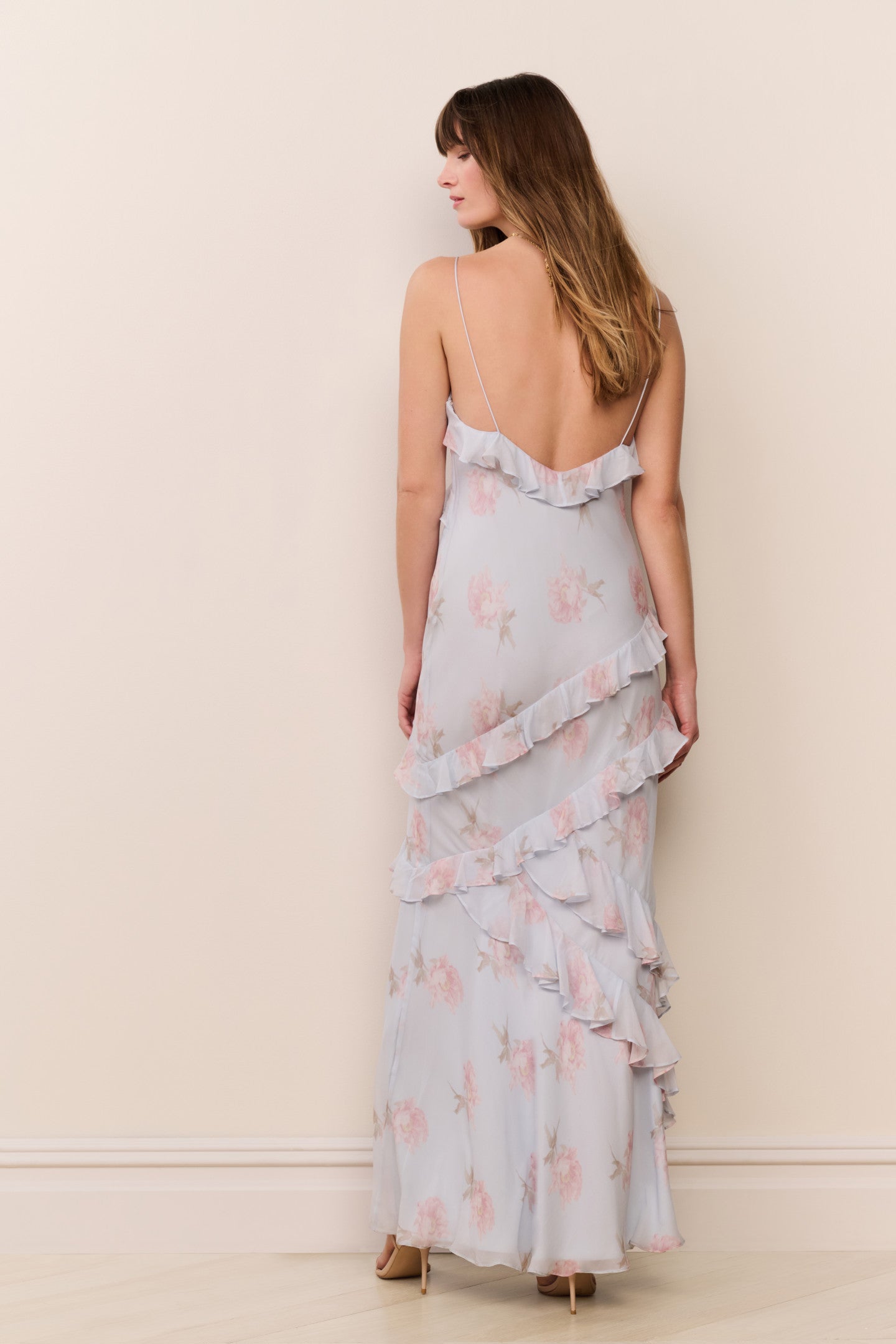 Rialto Floral Chiffon Maxi Dress | Loveshackfancy sale