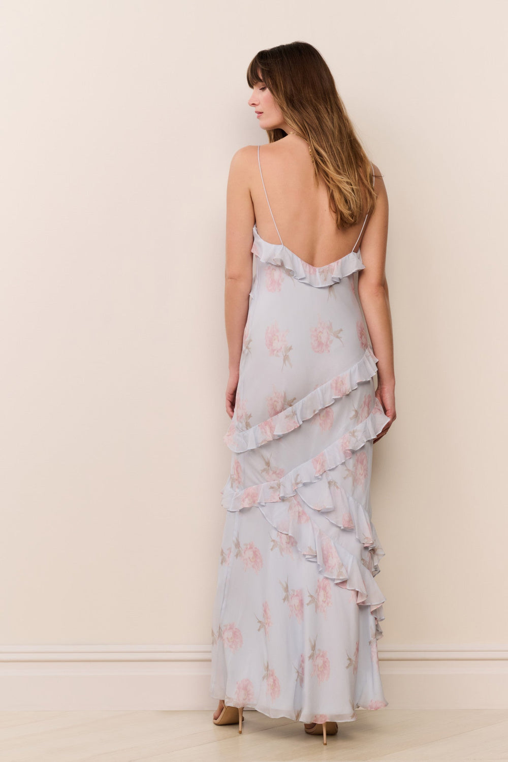 Rialto Floral Chiffon Maxi Dress | Loveshackfancy sale