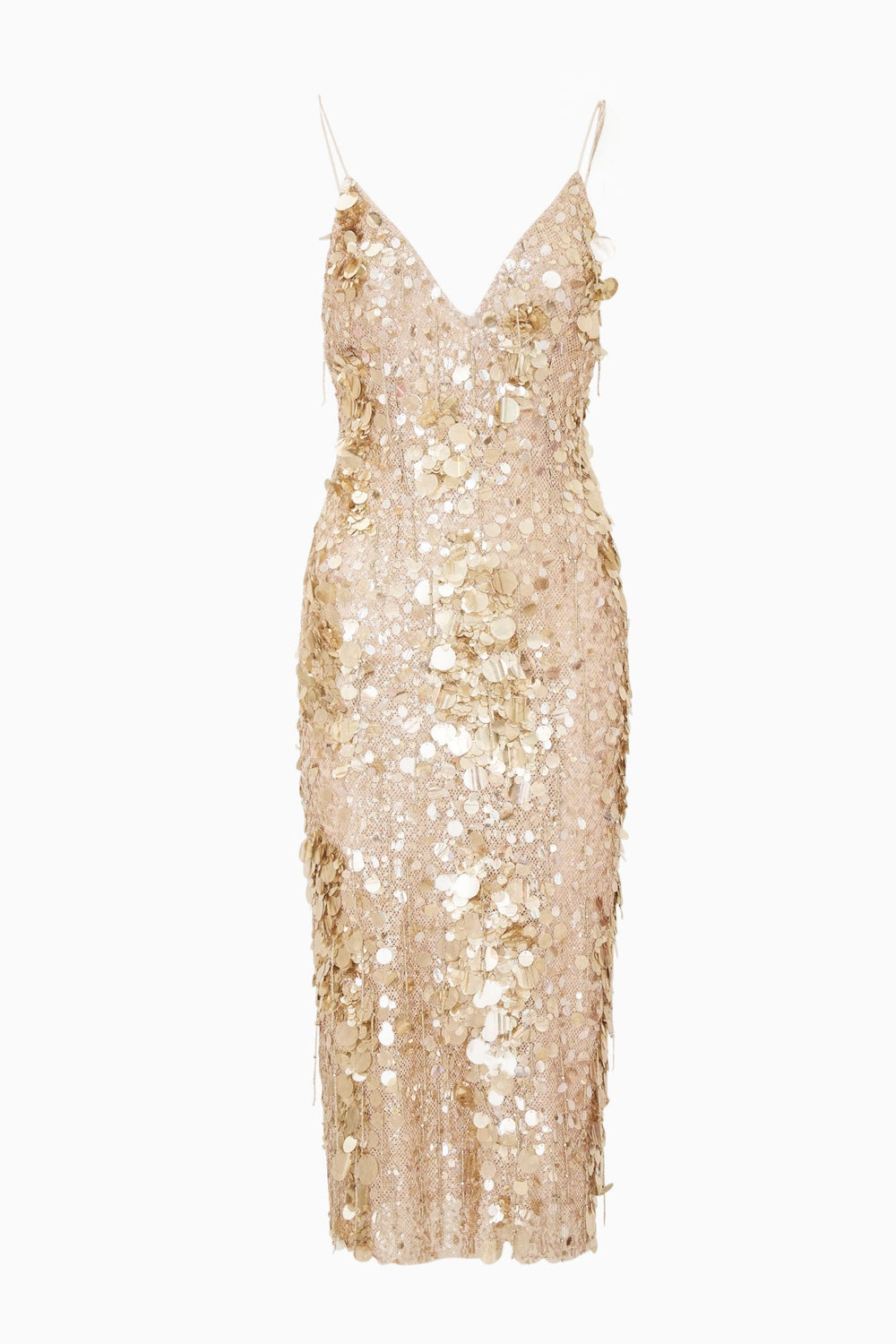 Kayleen Sequin Paillette Midi Dress | Loveshackfancy for sale