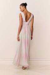 Madeleine Pastel Tie-Dye Chiffon Maxi Dress | Loveshackfancy outlet