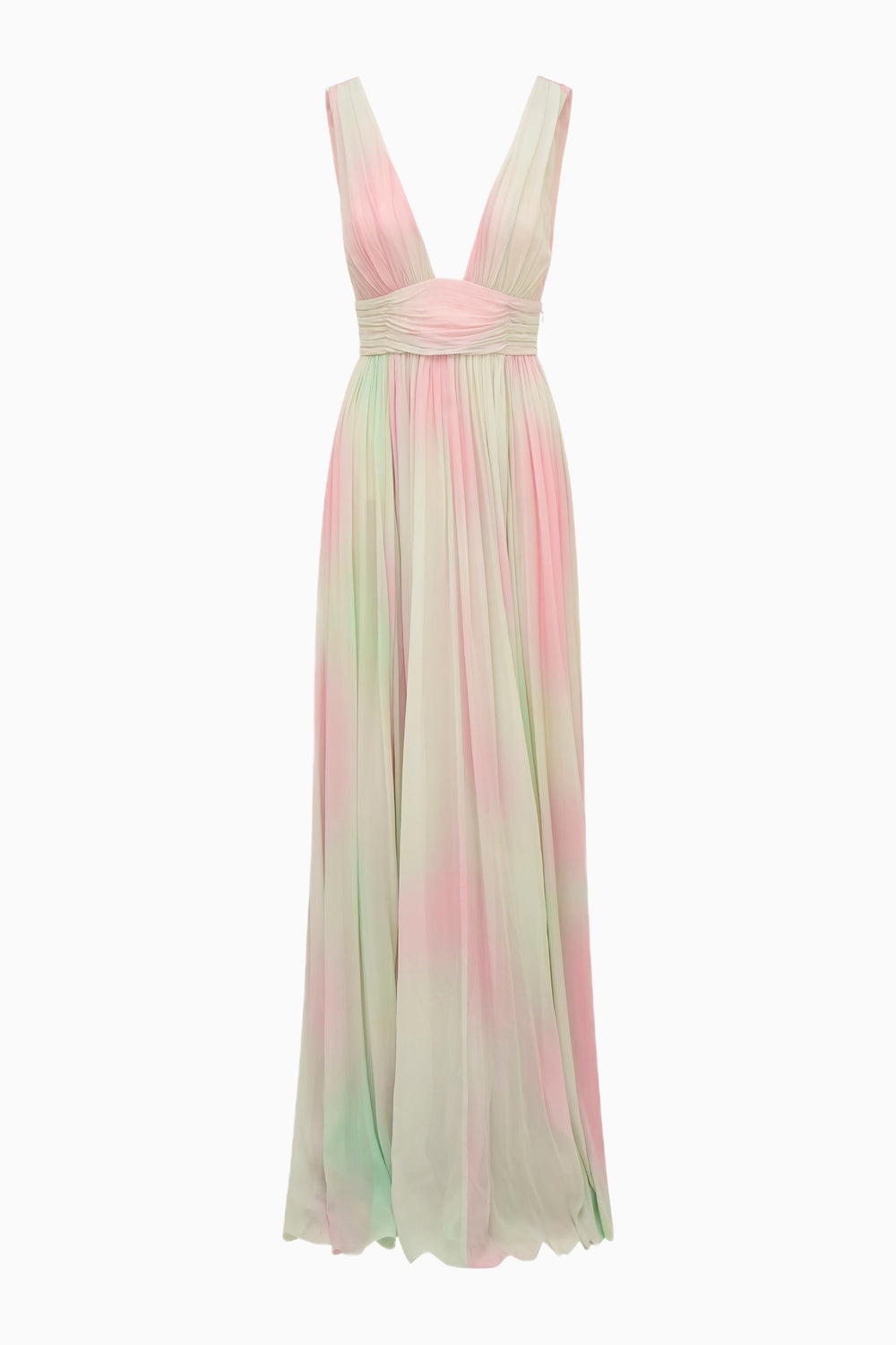 Madeleine Pastel Tie-Dye Chiffon Maxi Dress | Loveshackfancy outlet