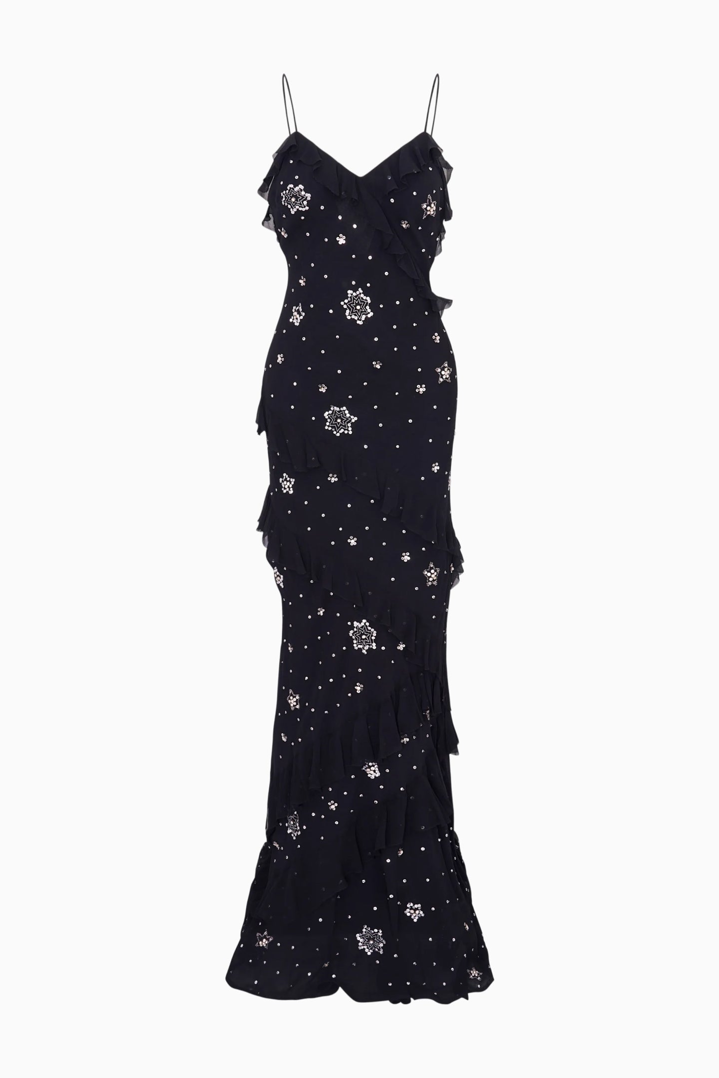 Rialto Crystal Star Embellished Maxi Dress | Loveshackfancy for sale