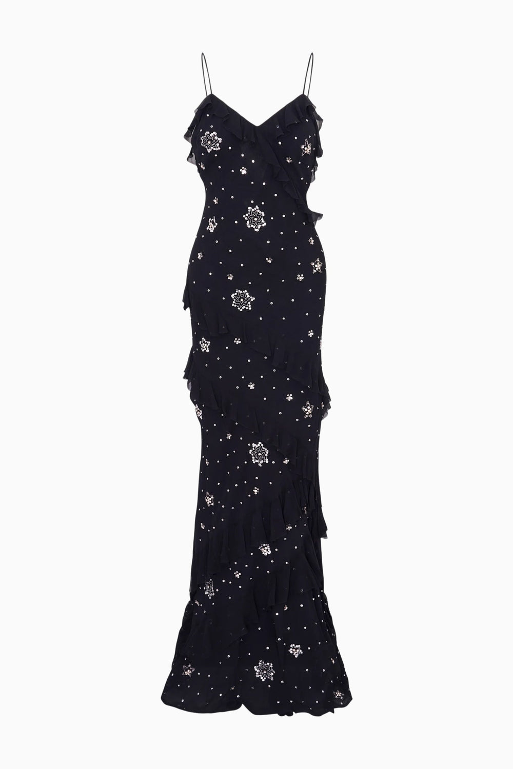 Rialto Crystal Star Embellished Maxi Dress | Loveshackfancy for sale