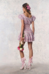 Re-Edition Stanton Floral Cotton Mini Dress | Loveshackfancy US