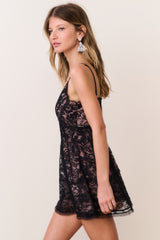 Levina Baroque Lace Mini Dress | Loveshackfancy discount