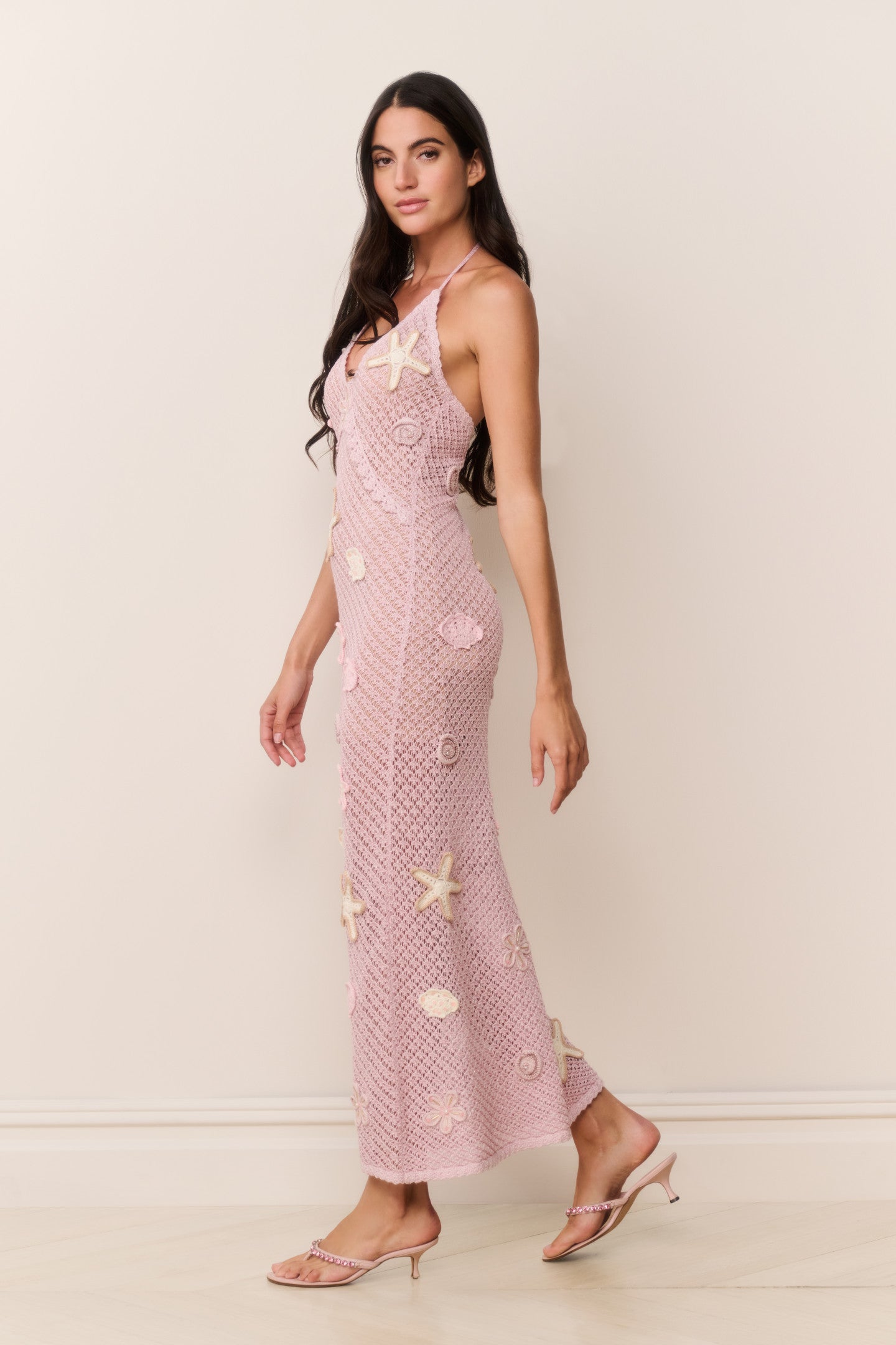 Macie Beaded Crochet Maxi Dress | Loveshackfancy outlet