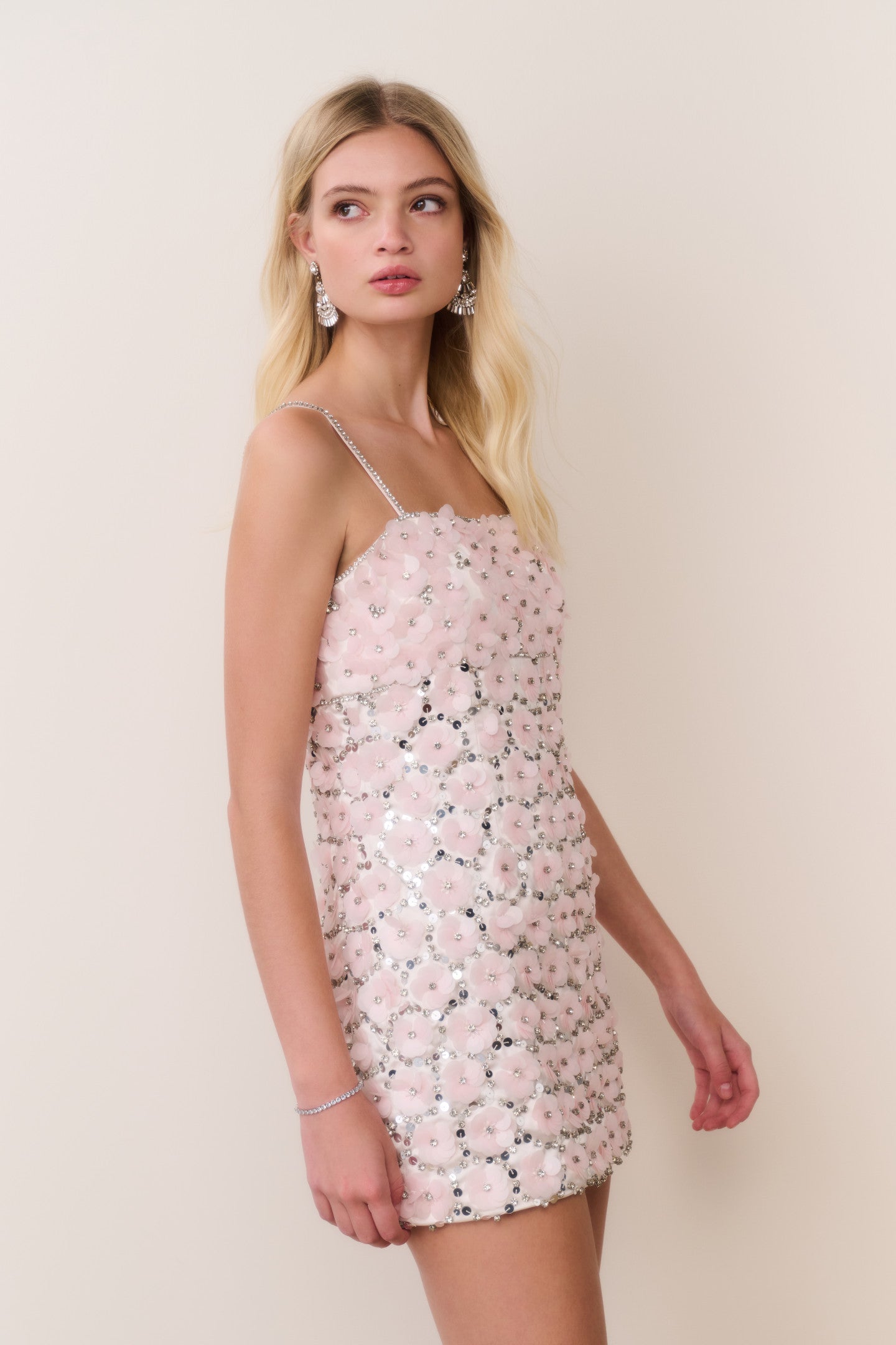 Katarina Floral Embellished Mini Dress | Loveshackfancy near me