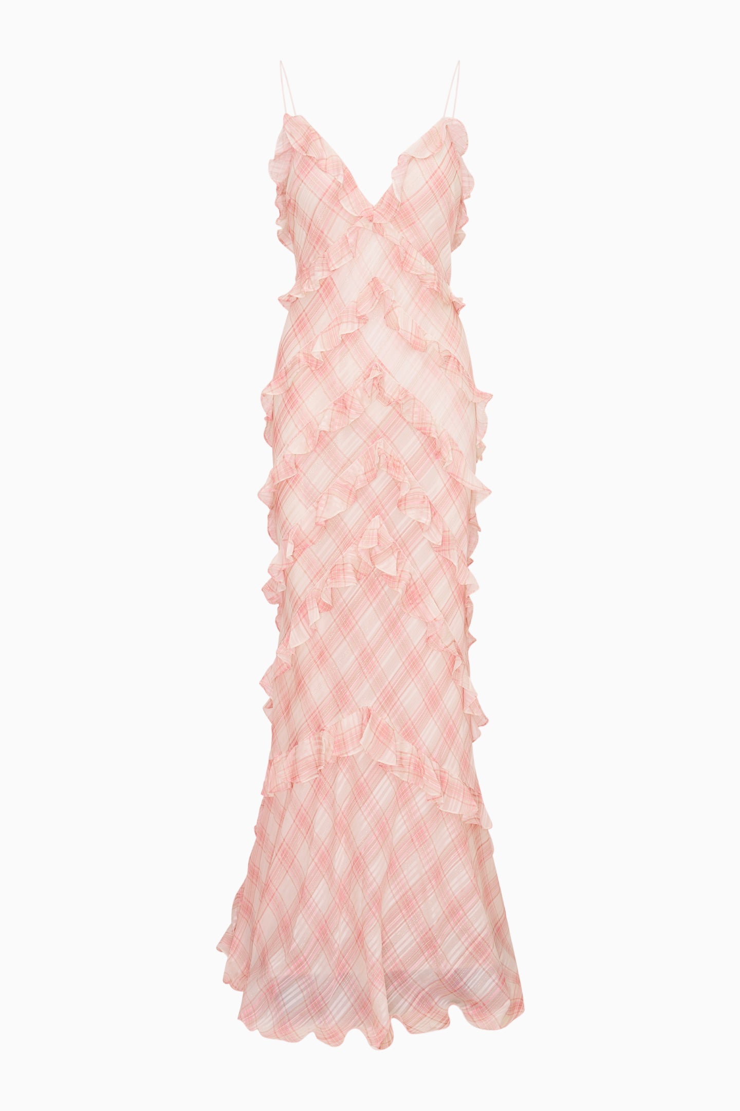Ellietta Tartan Ruffle Maxi Dress | Loveshackfancy online
