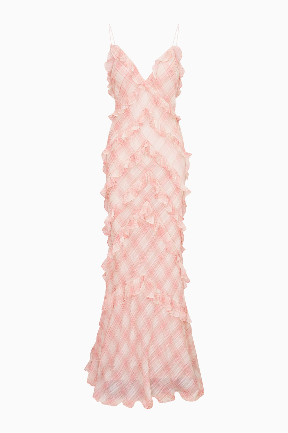 Ellietta Tartan Ruffle Maxi Dress | Loveshackfancy online