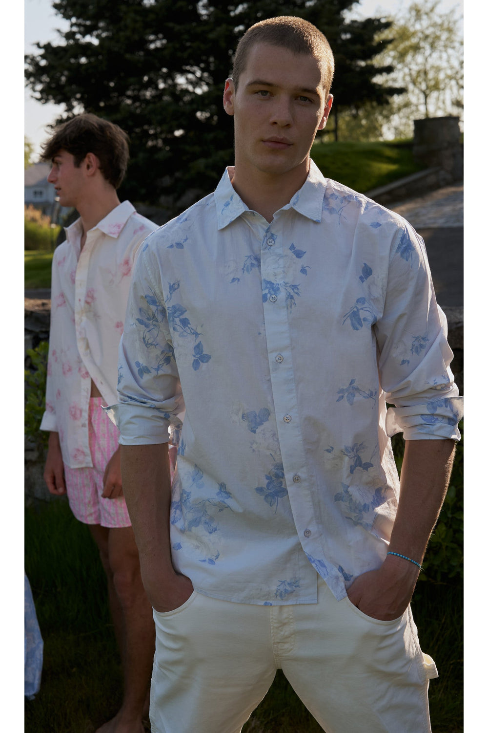 Hudley Heirloom Print Unisex Shirt | Loveshackfancy for sale