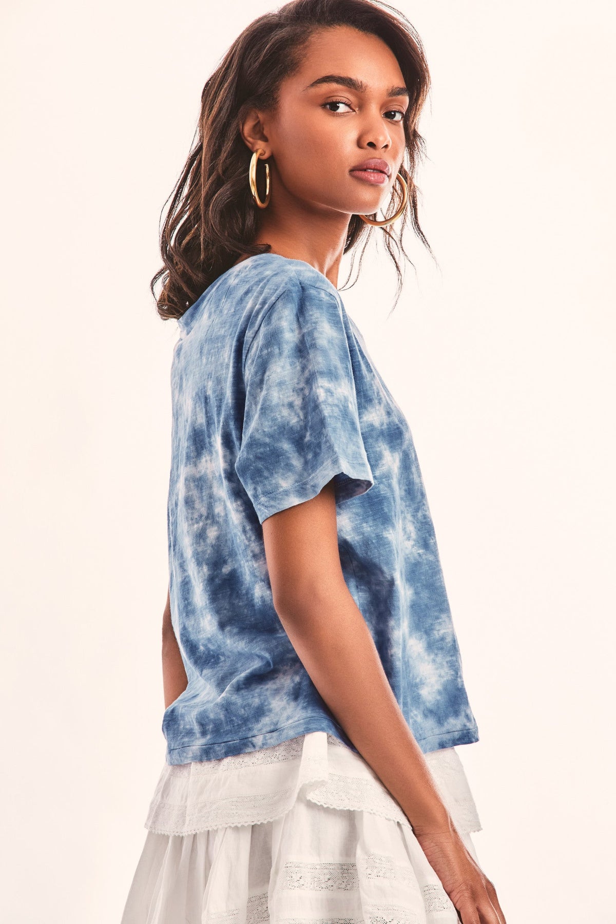 Calix Cotton Tee | Loveshackfancy online