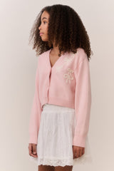Tween Jayne Bow Embroidered Cardigan | Loveshackfancy discount