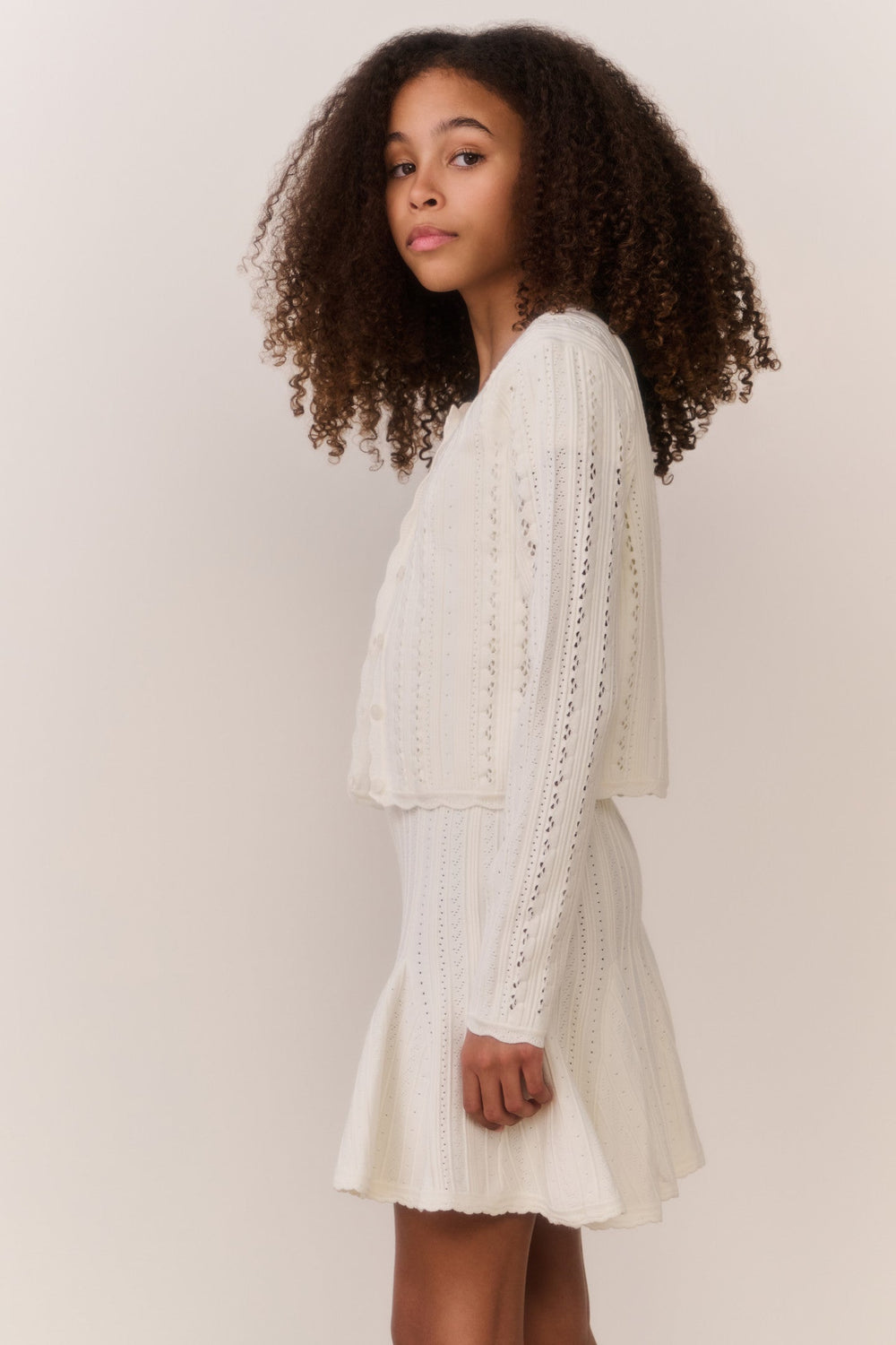 Tween Emlynn Stretch Pointelle Cardigan | Loveshackfancy for sale