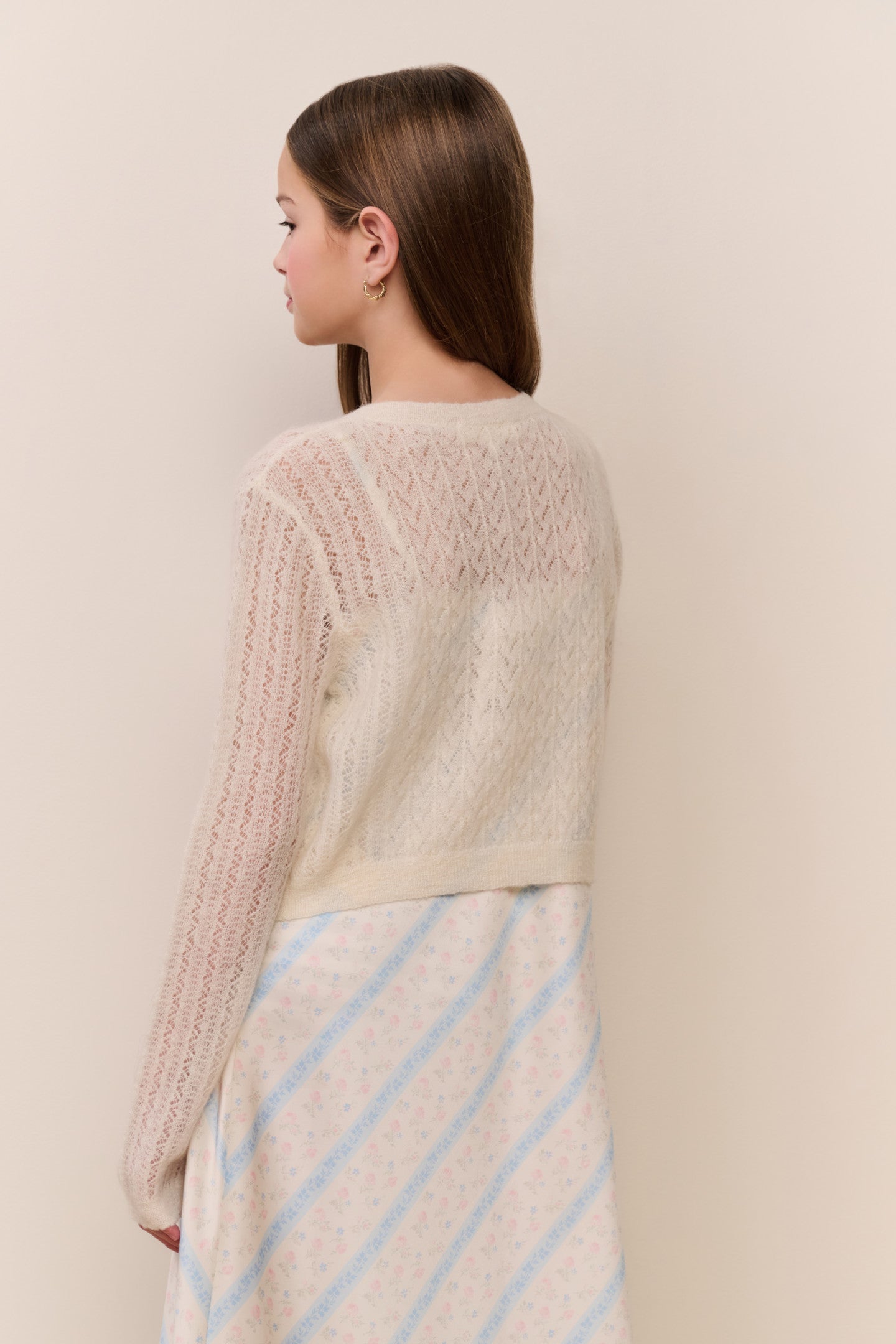 Tween Kena Alpaca-Wool Pointelle Cardigan | Loveshackfancy on sale